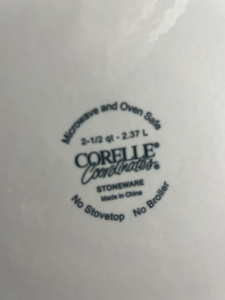 Corelle Coordiantes Chutney Fruit 2.5 Quart Casserole No Lid