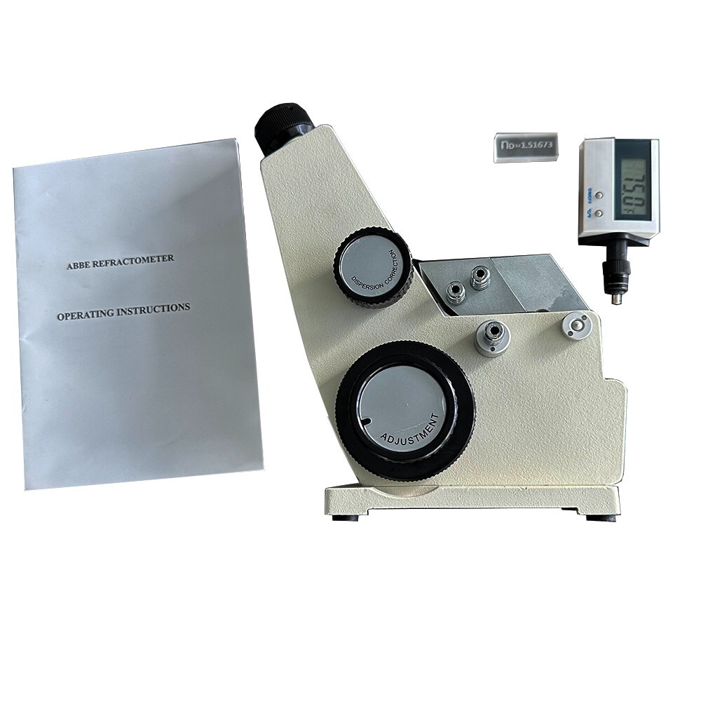 Monocular Abbe Refractometer with Digital Thermometer Accuracy(nD) ±0.0002