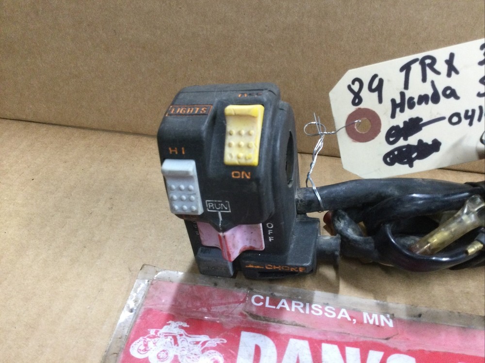 Switch Engine & Light Controls # 04100-HC4-505 Honda 1989 TRX 300 ATV