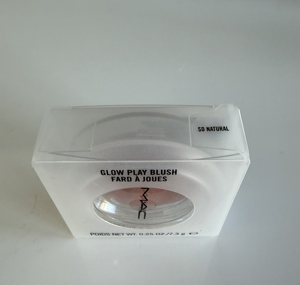 MAC Glow Play Blush #So Natural -0.25oz -NIB