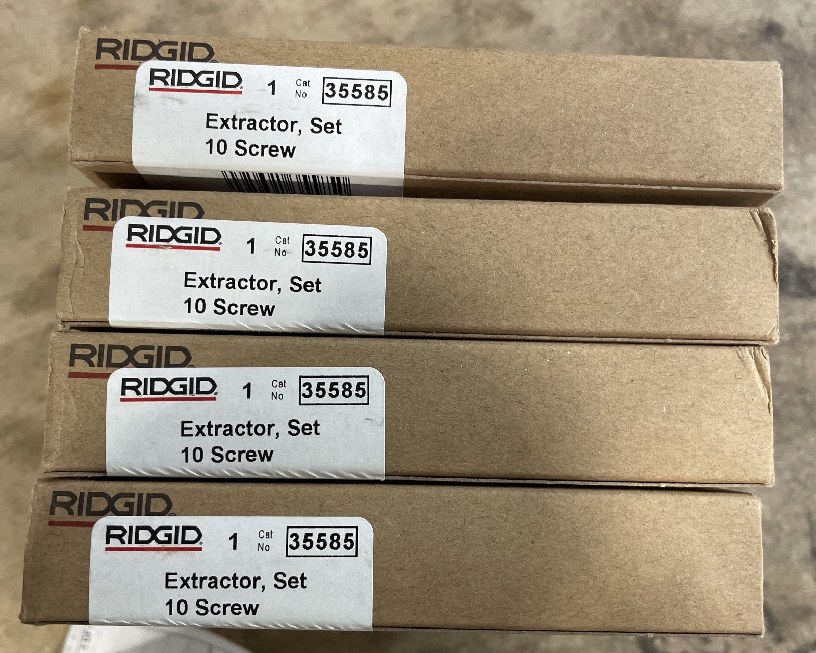 RIDGID 35585 Model 10 Screw Extractor Set, 1/4" to 1/2" - 1pcs
