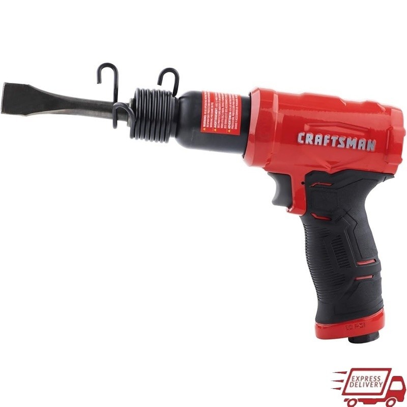 Air Hammer Pneumatic Tool 2800 BPM W/ Chisel Demolition Precision Control New