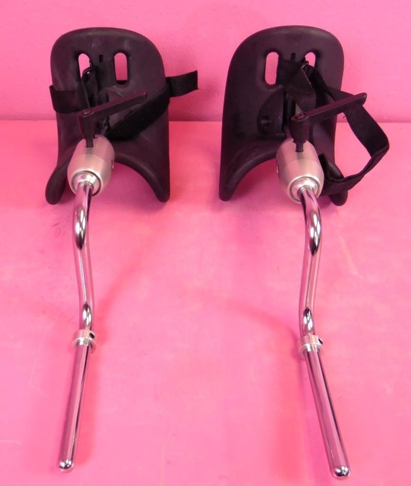 2-Universal Articulating Leg Well Holder Stirrup Positioning Table Accessory