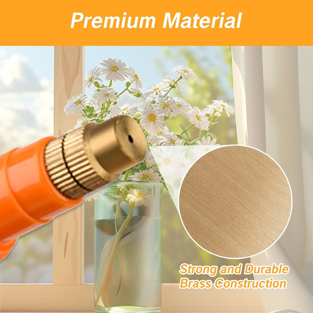 4 Pack Pump Sprayer Nozzle Tips Replacement Caps for Garden Sprayer Brass Cor...