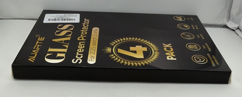 Auarte Glass Screen Protector for 2025 Switch 2 Only (4 pack). New