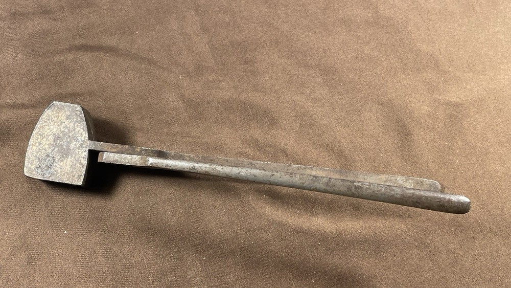 Antique Hand Reloading Tool Single Cavity Bullet Mold Unknown Early Maker Marked