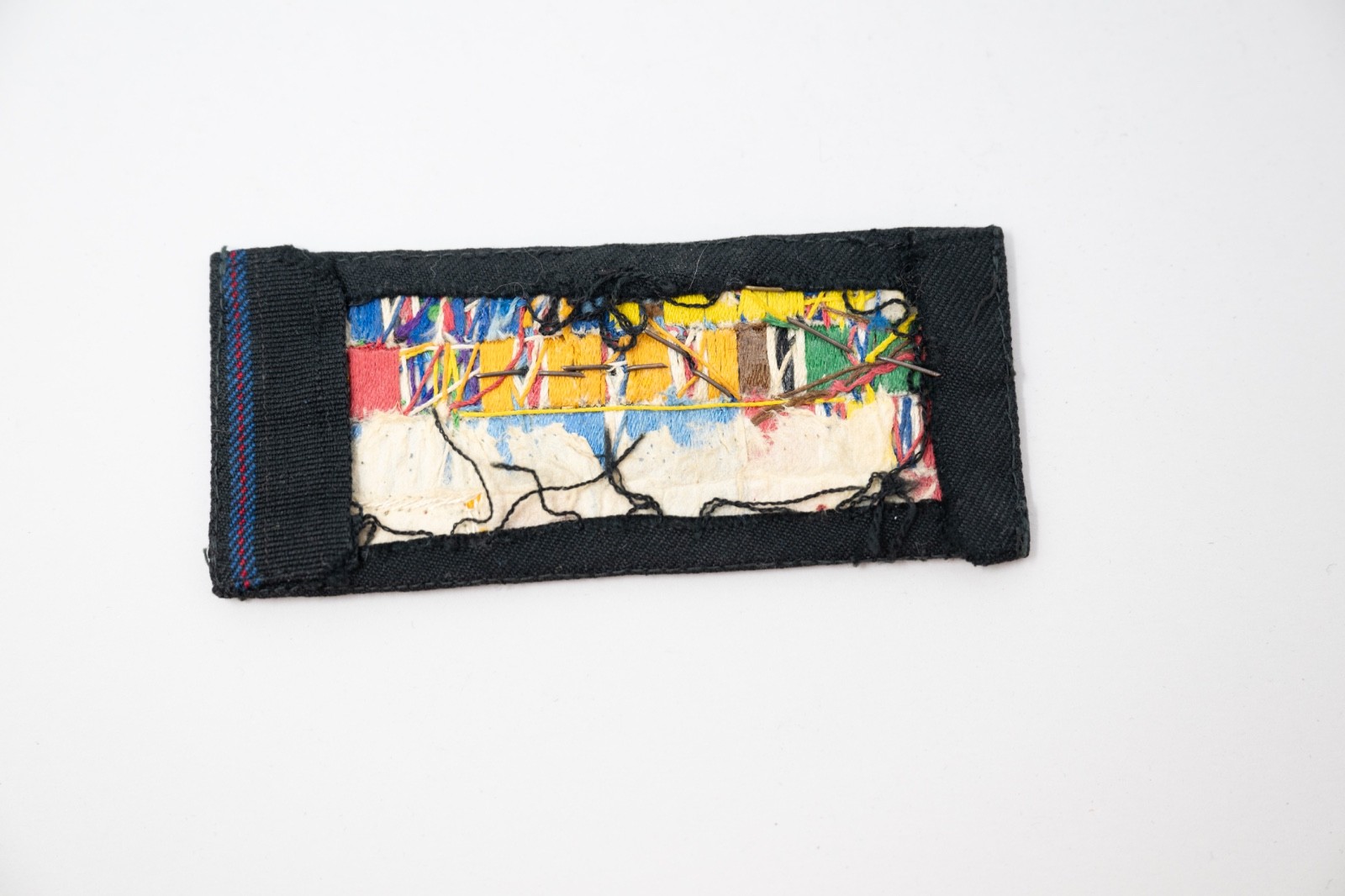 WWII US Navy Theater Made Ribbon Bar Rare with Arrowhead Original 1950s