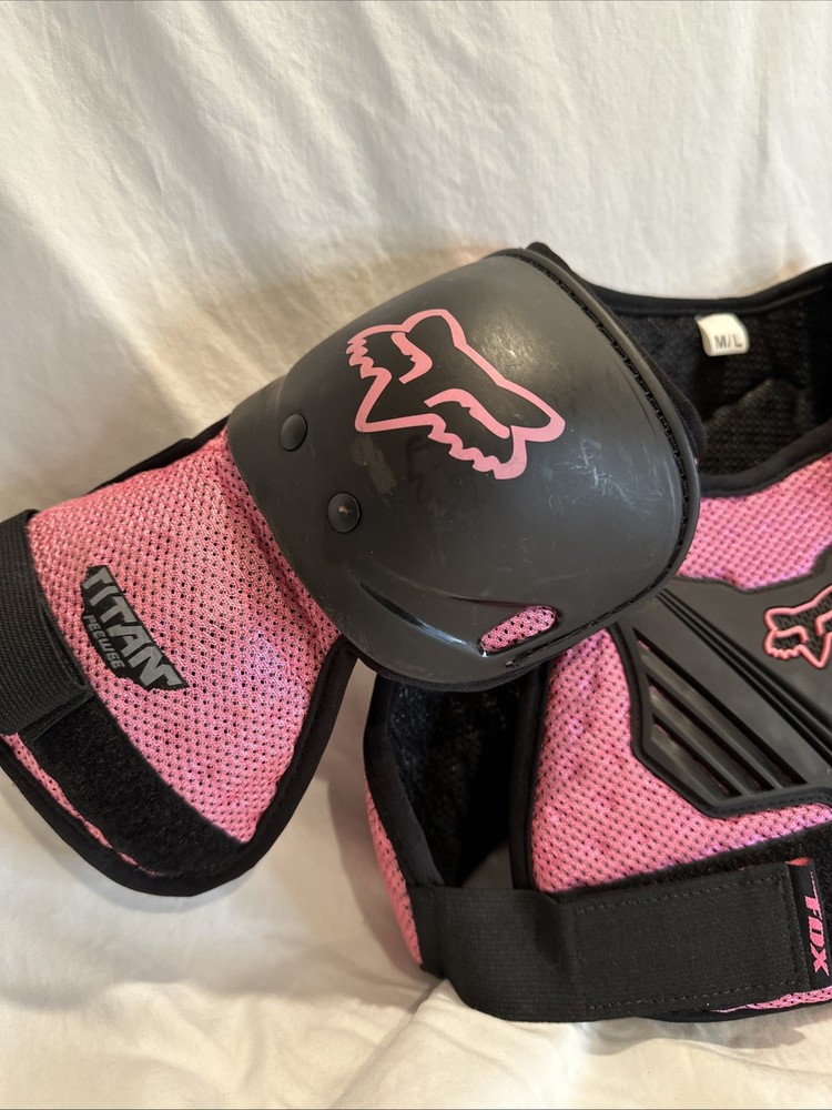 Fox Racing -Titan Roost Deflector (PeeWee) MEDIUM/LARGE PINK