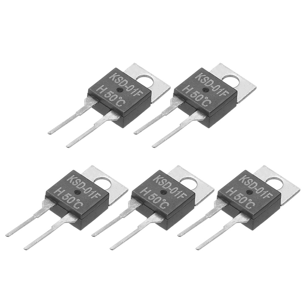 KSD-01F Temperature Controller Normally Open Control Switch 50°c N.O 5 Pack