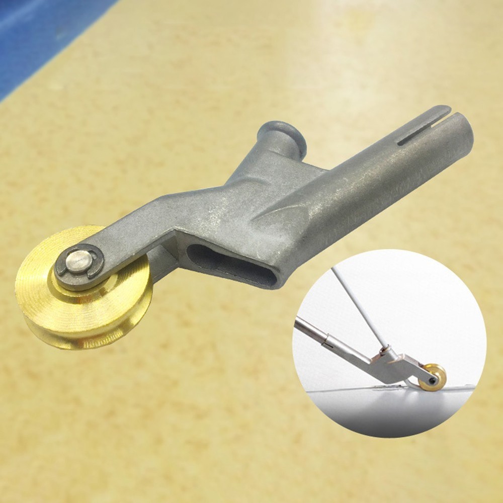 Floor Welding Nozzle with Round Muzzle and Wheel for Precise PVC Floor Welding