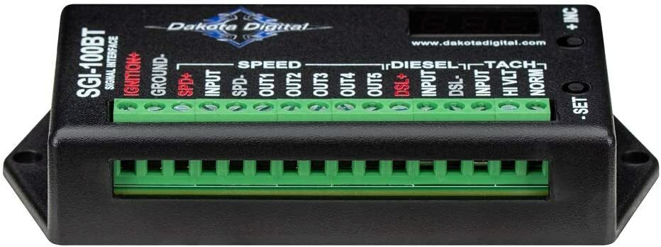 Dakota Digital Universal Speedometer Tachometer Interface tach speedo SGI-100BT
