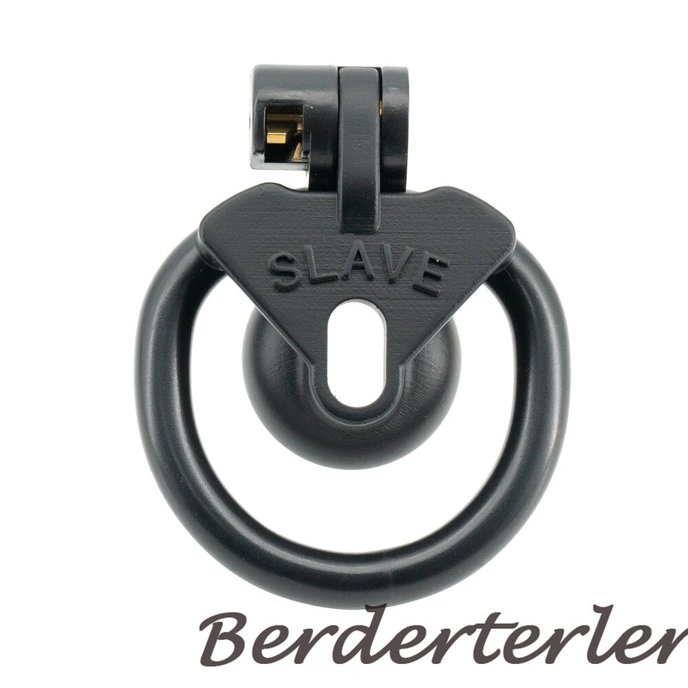 Sissy Positive/Negative Mini Chastity Cage Lock with Plug Slave 4 Sizes Rings