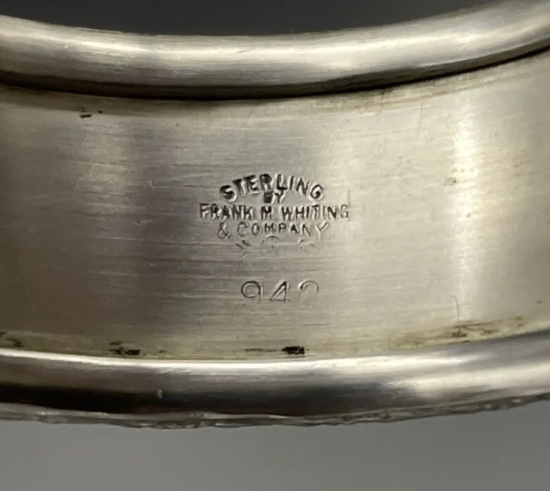 Frank Whiting Sterling Silver Napkin Ring Name Engraved “DAVID”
