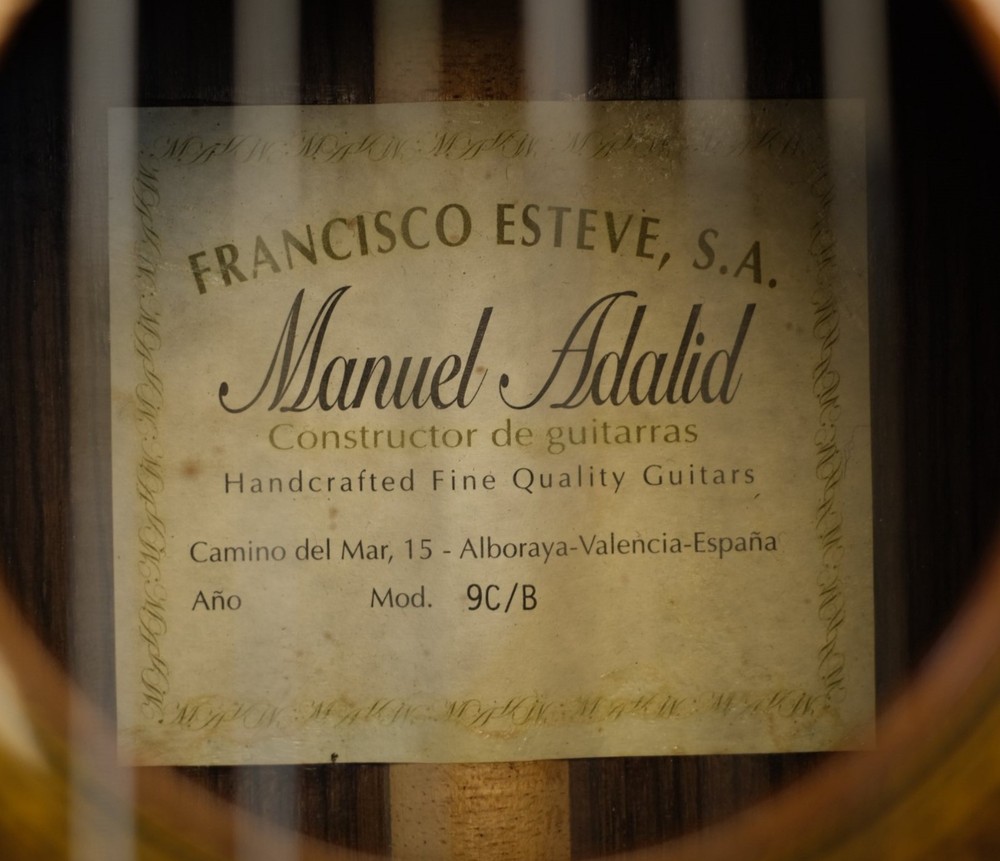 Francisco Esteve - Manuel Adalid Model 9C/B - (2012-2015)