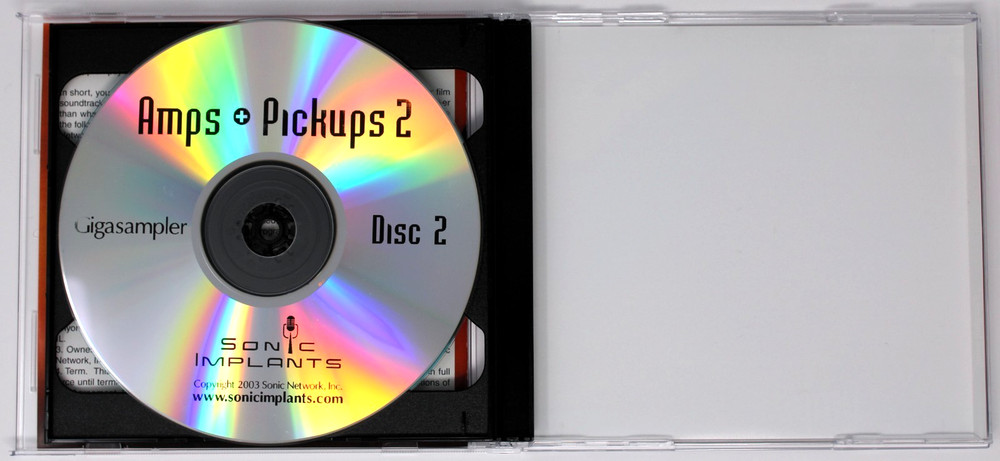 Sonic Implants Amps + Pickups 2 Gigasampler Sample/Sound Library/Sampling 2 CD