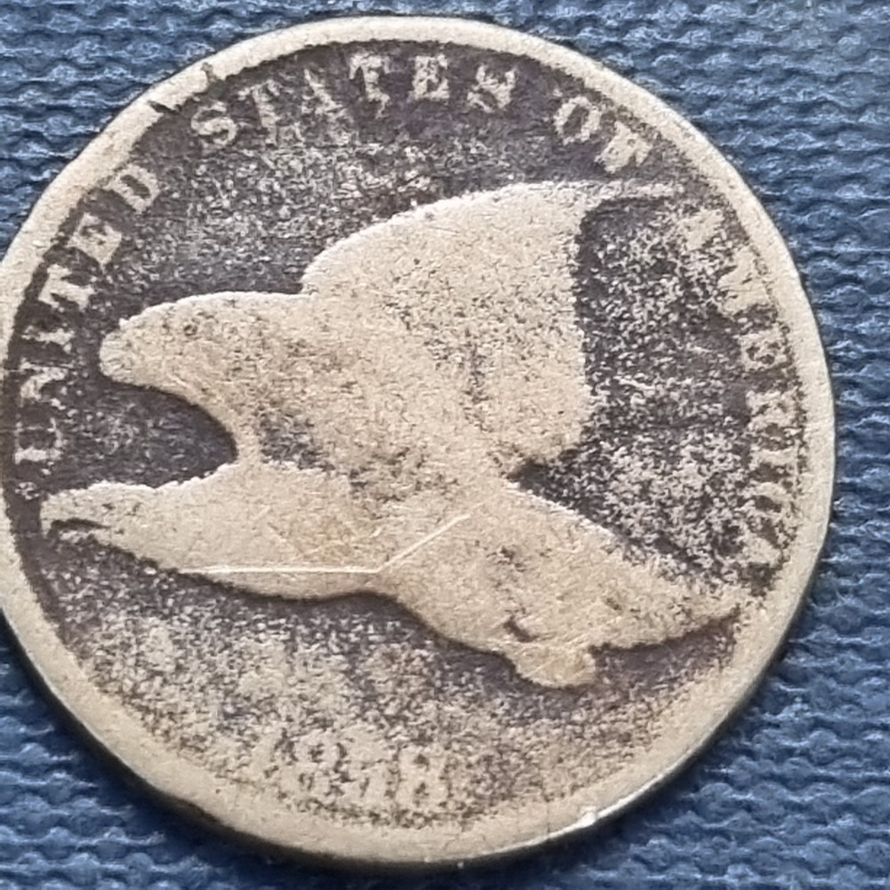 1858 Flying Eagle Cent 1c Circulated #99259