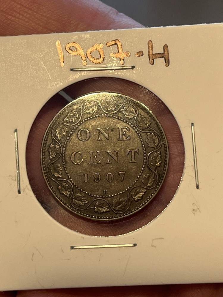 1907 H Canada Large Cent