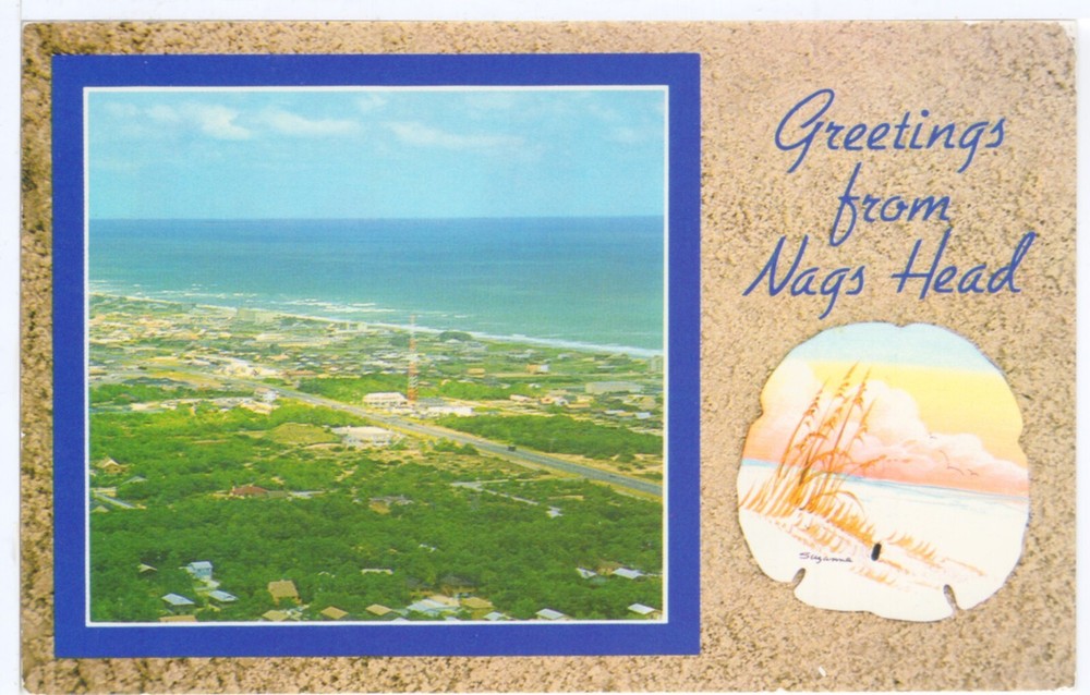 GREETINGS FROM NAGS HEAD, N.C. - PC3418
