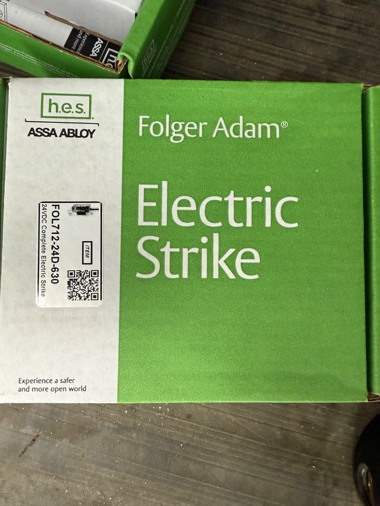 Folger Adam 712 electric strike, 24VDC, fail secure