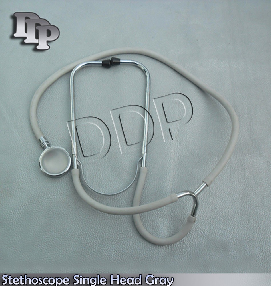 New Nurses Stethoscope Single Head Stethoscope Gray, B-786