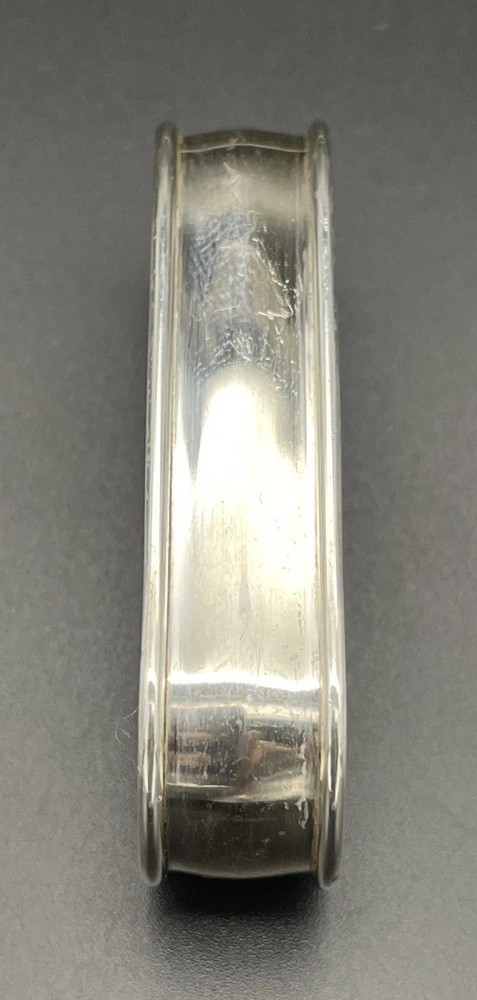 Sterling Silver Napkin Ring Engraved Name “Robert” Watrous