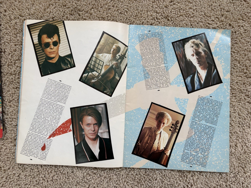 David Bowie Program Serious Moonlight Tour & The Glass Spider Tour Plus