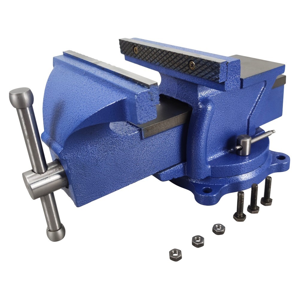 8" Bench Vise with 360° Swivel Locking Base Bench Clamp for Milling Machine
