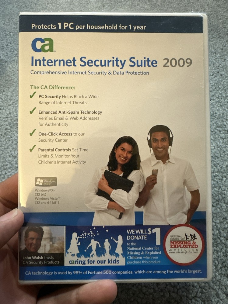 CA Internet Security Suite 2009 Computer Associates- Comprehensive Security/Data