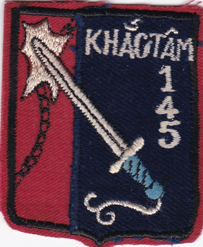 Original ARVN 145th PRU Battalion Vietnam Patch #4