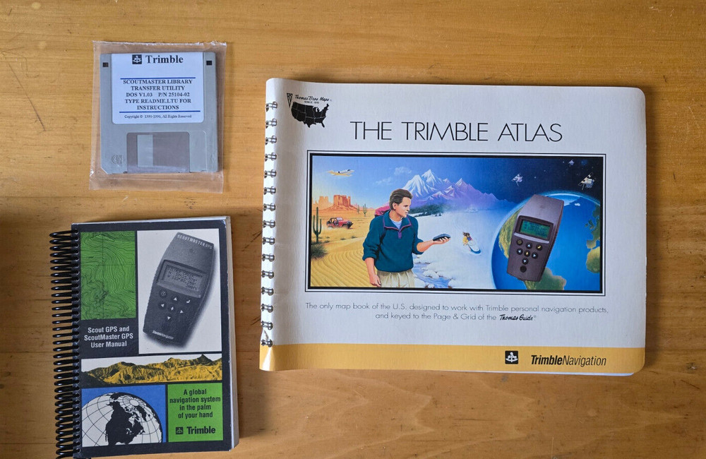 TRIMBLE SCOUTMASTER GPS Global Navigation System P/N 17737-05