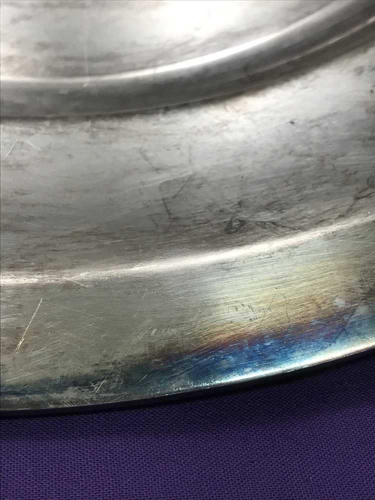 CHRISTOFLE Silverplated 16" ROUND TRAY