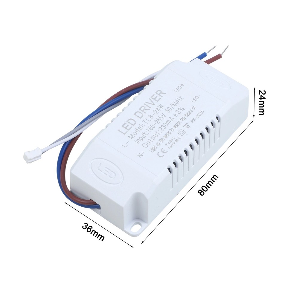 Safety Regulations Ceiling Light LED Driver Electronic Transformer 8-24W