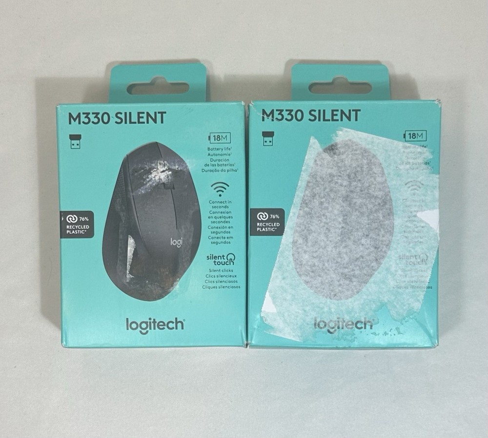 Logitech M330 SILENT Wireless Optical Mouse with USB Nano Receiver (USED)