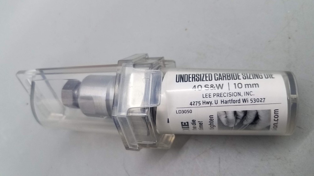 LEE Undersized Carbide Sizing Die .40 S&W 10mm 90787