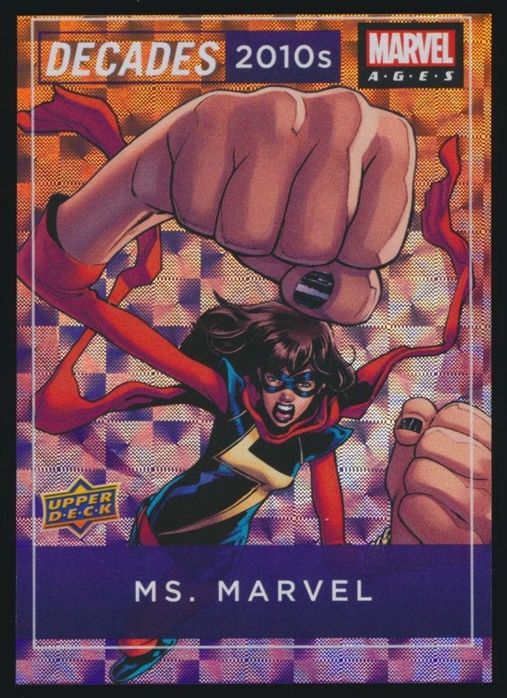 2020 Marvel Ages Decades 2010s #D11-2 Ms. Marvel Upper Deck Marvel Ages