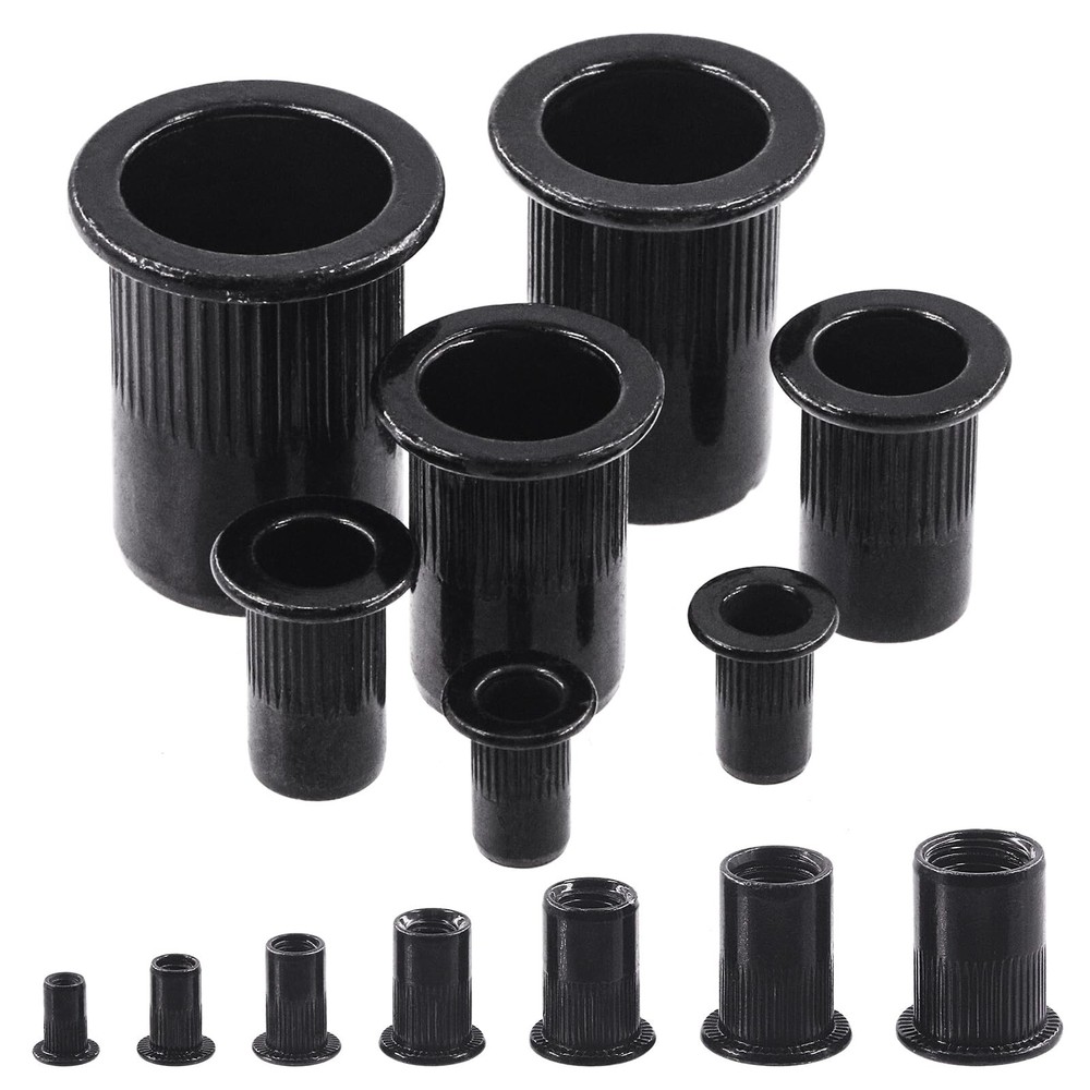 520PCs Rivet Nut to Rivnut Tool Nut Setter Thread Setting Nutsert Gun Metric&SAE