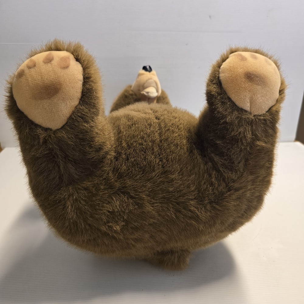 Large Handmade Brown Plush Bear Soft Toy - German Quality