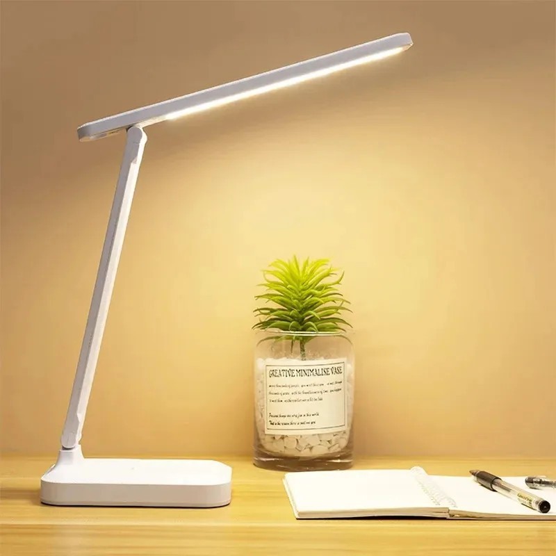 LED Desk Lamp Touch Sensor Reading Foldable Table Lamp Eye Caring Reading Light