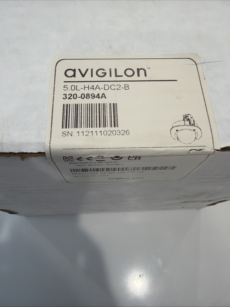 Avigilon 5.0L-H4A-DC2-B in-ceiling dome camera