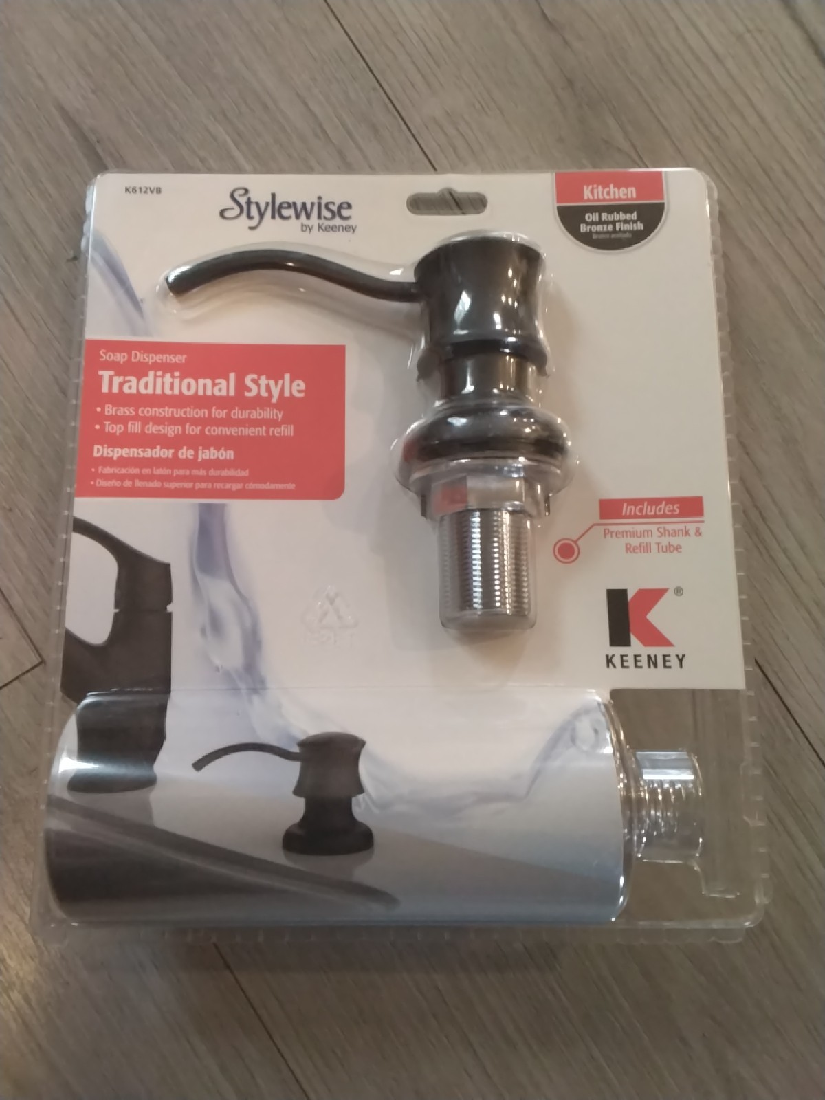 Stylewise By Keeney Traditional Style Oil Rubbed Bronze Kitchen Soap Dispenser