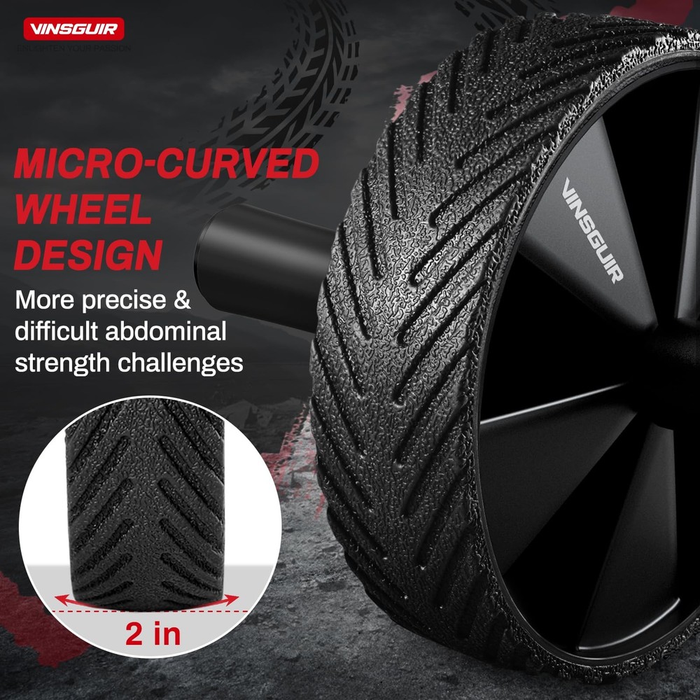 Ab Roller Wheel - Ab Workout Equipment for Abdominal & Core Strength Training...