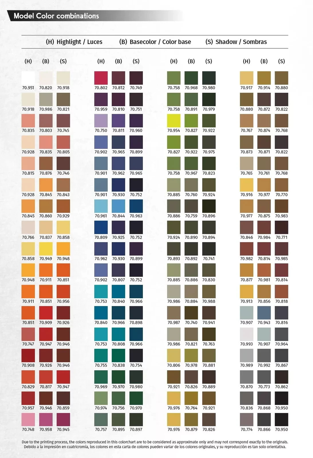 2025 Model Color Paints 18ml by Acrylicos Vallejo - Many To Choose From!