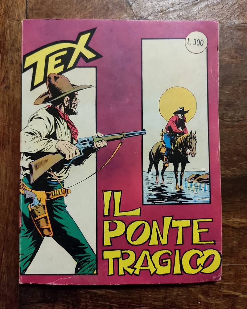 TEX Comic No. 40 Bonelli 1967 THE TRAGIC BRIDGE Read Description