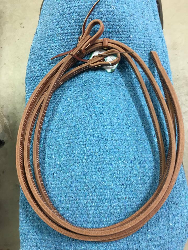 Berlin Custom Leather Double Stitched Split Reins