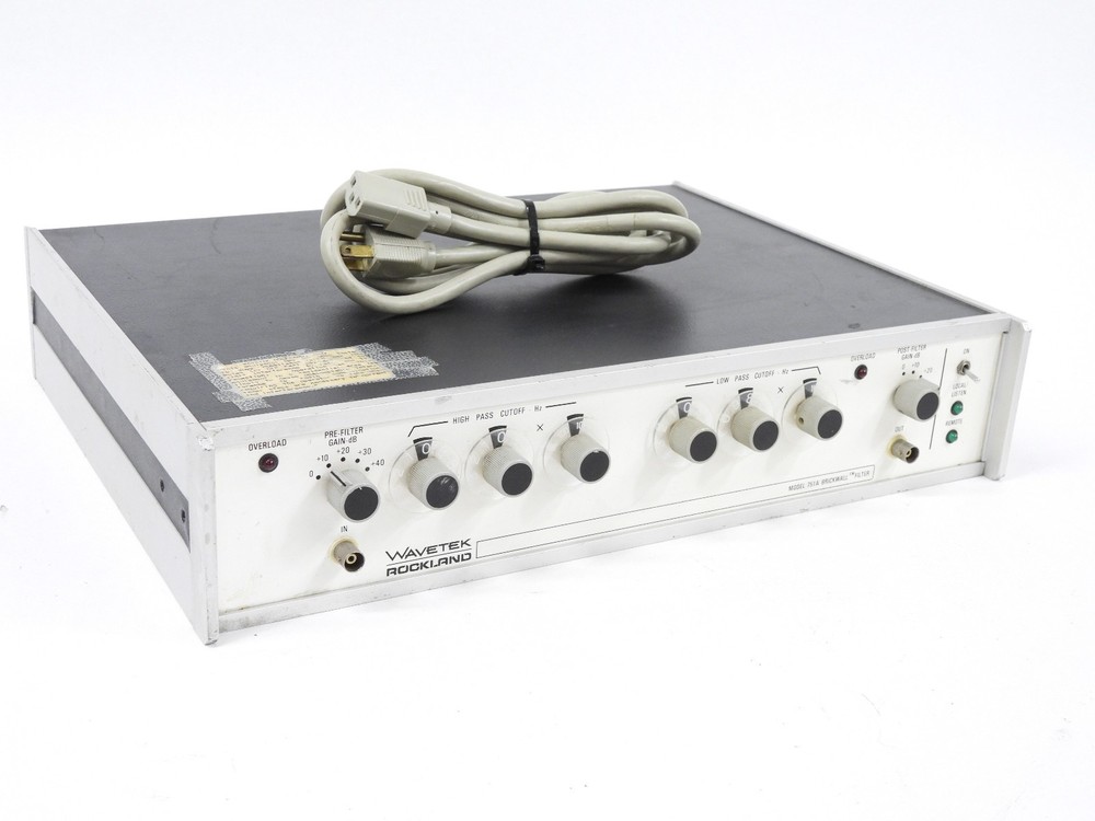 Wavetek Rockland 751A 751-02 Brickwall Audio Filter (tested)