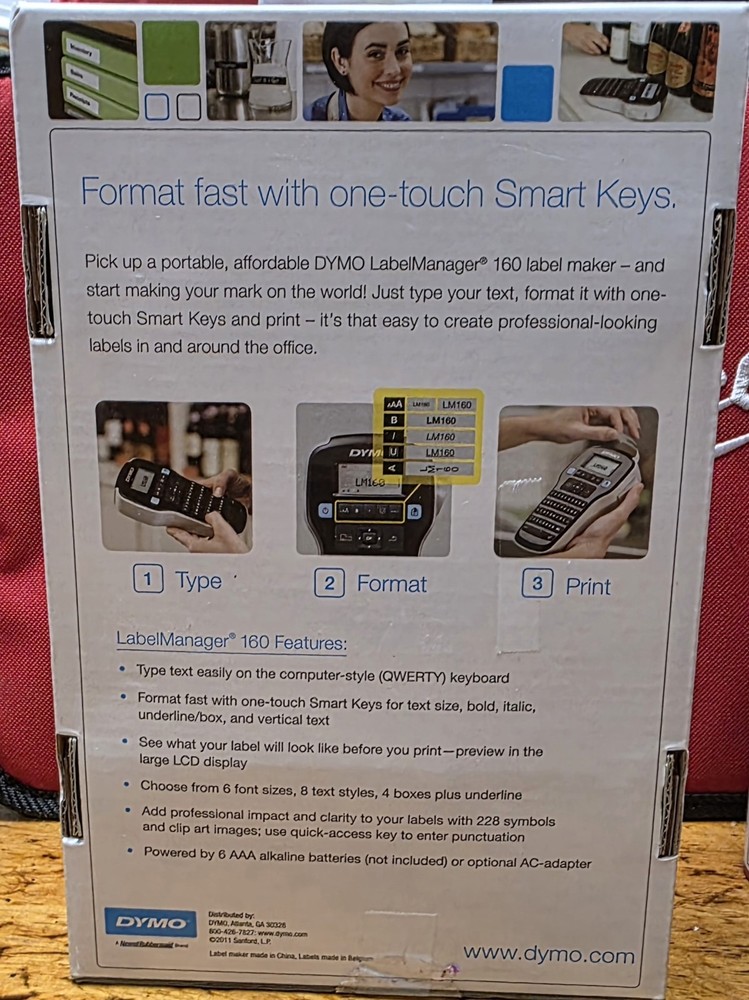 NEW! Dymo Label Manager 160 D1