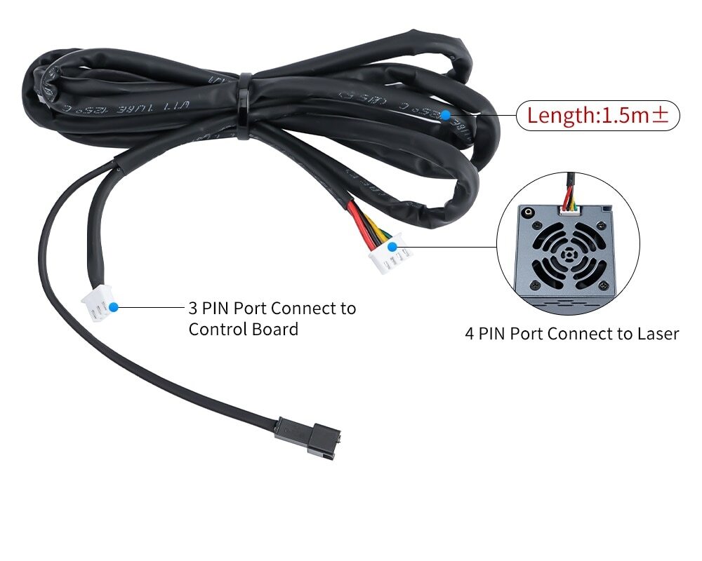 20W 4 Diode Laser Head Laser Module for CNC Router Laser Machine Cutting Tools