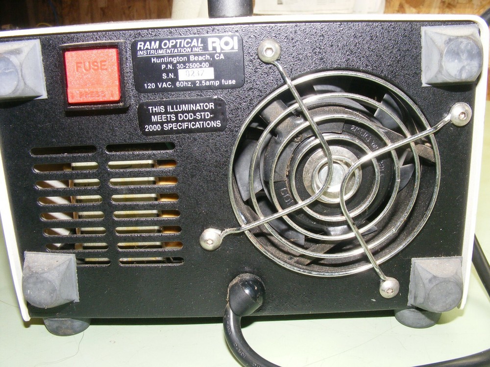 OPTIMEASURE 150 ILLUMINATOR AUTOMATION COMPONENTS INC FIBER OPTIC LIGHT SOURCE