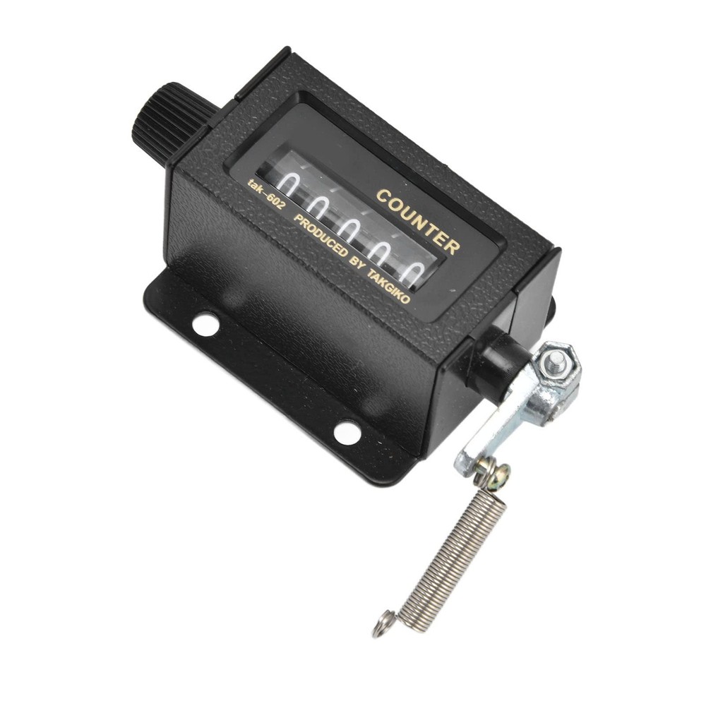 Mechanical Counter 5 Digit 0-99 Mechanical Resettable Counting Reset Function