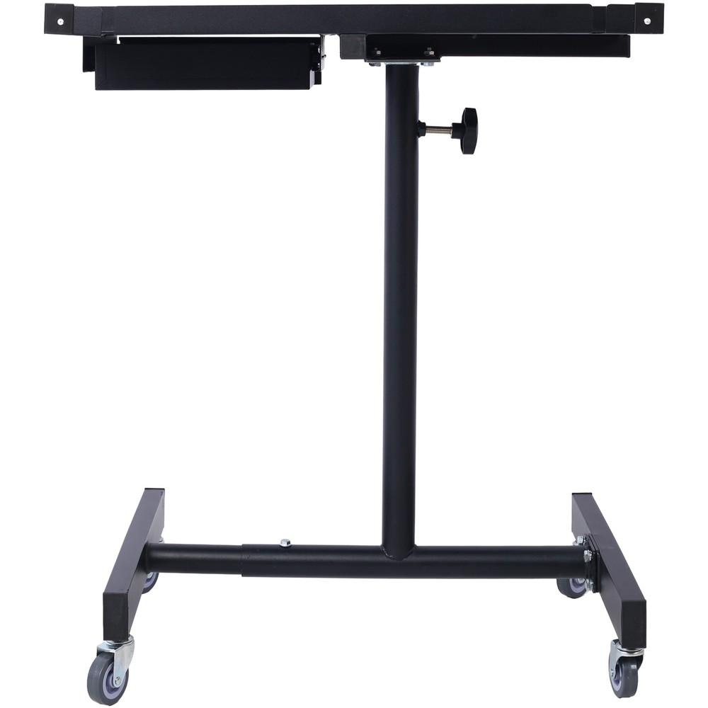 Heavy Duty Adjustable Work Table with Drawer, 220 lb Capacity, Portable